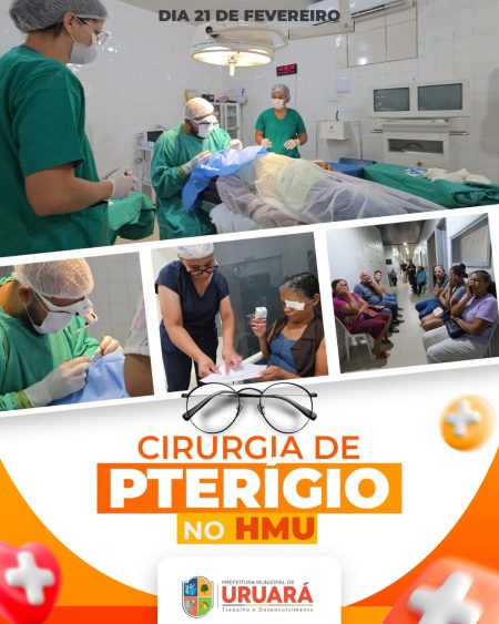 Cirurgia de Pterígio no HMU