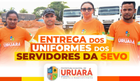Entrega de uniformes aos Servidores da SEVO