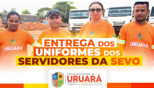 Entrega de uniformes aos Servidores da SEVO