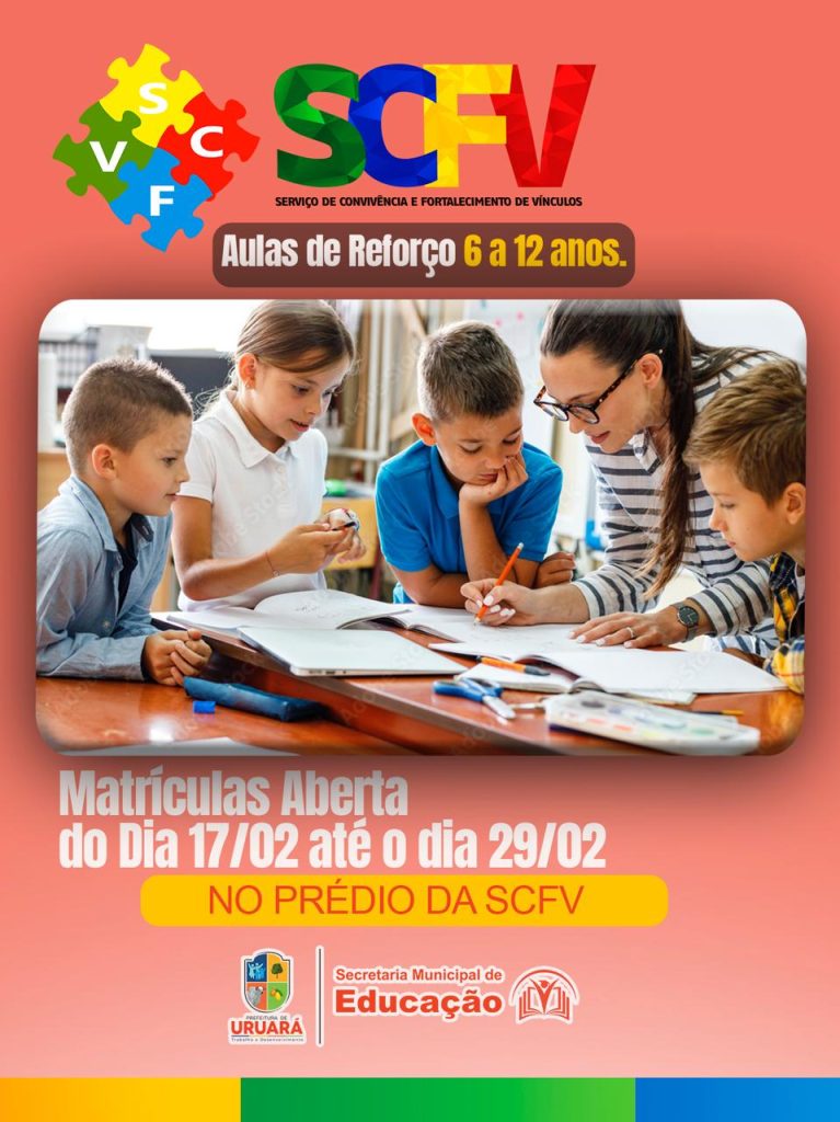 SCFV – Serviço de conveniência e fortalecimento de vínculos