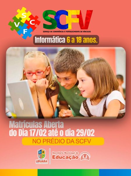 Informática de 06 a 18 anos